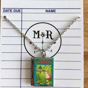 Alice Book Locket-Caterpillar