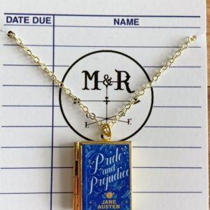 P & P Book Locket-Blue