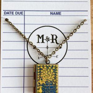 P & P Book Locket - Peacock