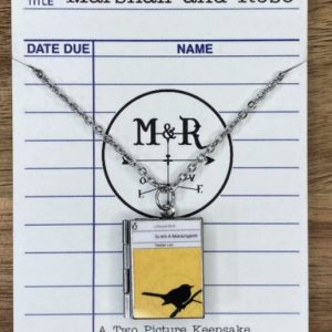 Mockingbird Book Locket-Sunset