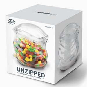 Unzipped - Glass Bag