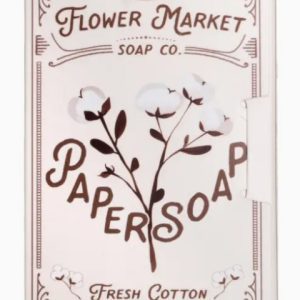 Paper Soap Fresh Cotton Scent