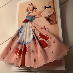 Telephone Pinup Girl Keepsake