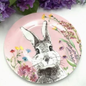 Bunny Pink Spring Flowers Salad