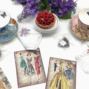 Tea and Fashion Postcard