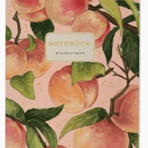 Peaches On the Tree A5 Notebook
