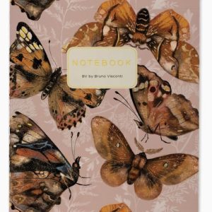 Butterflies On Blush A5 Note