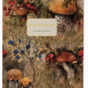 Mushrooms Watercolor A5 Note