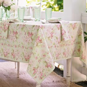 Apple Blossom Tablecloth 54"
