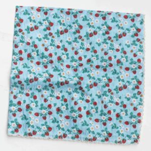 Sweet Berry Floral Cotton Scarf