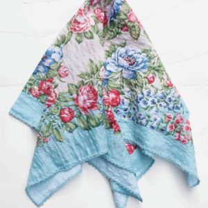 Vintage Garden Floral Scarf
