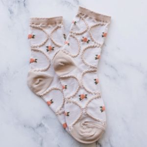 Women's Antique Floral Sox