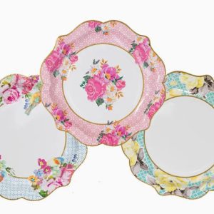 Floral Plates - 12 Pack | Tea P