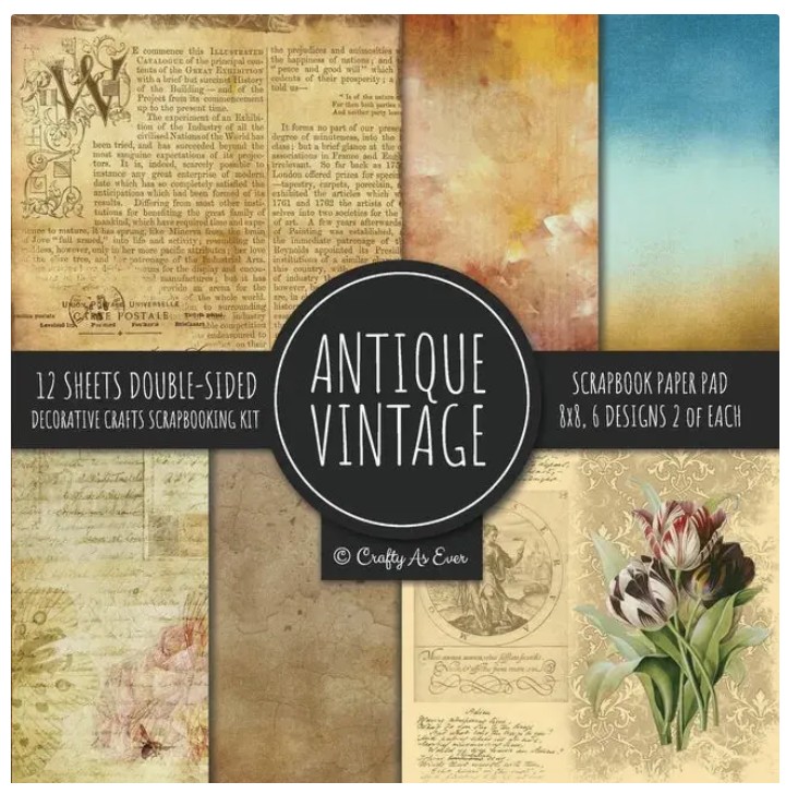 Antique Vintage 8x8
