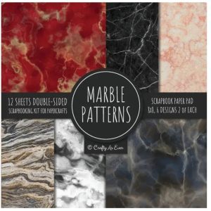 Marble Patterns 8x8 Paper
