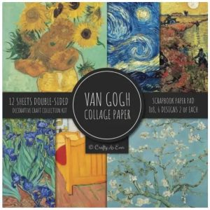 Van Gogh Collage 8x8 Paper