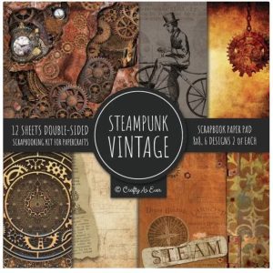 Vintage Steampunk 8x8 Paper