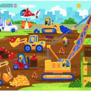 Construction Worksite Placemat
