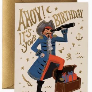 Pirate Birthday Card