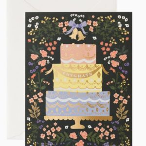 Woodland Wedding Cake Card