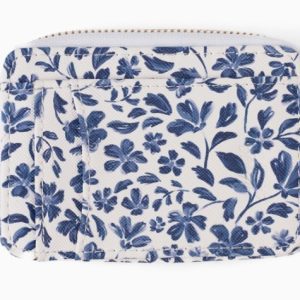 Floral Zip Wallet Porcelian