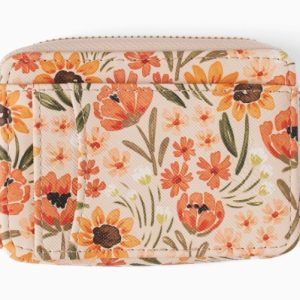 Floral Zip Wallet Sunny Poppies