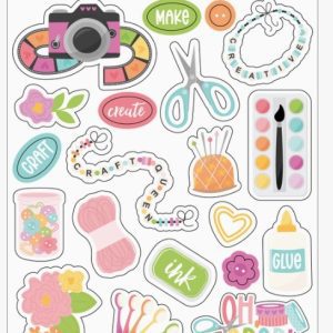 Craft Room Puffy Stickers
