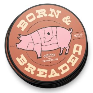 Born and Breaded Sticker