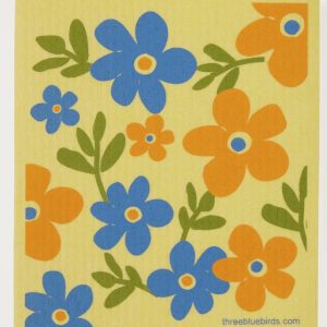 Flower Patch On Yellow