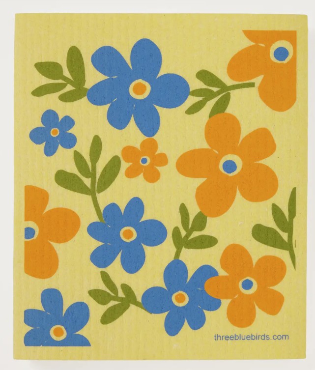 Flower Patch On Yellow