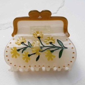 Coin Purse Hair Claw Cream