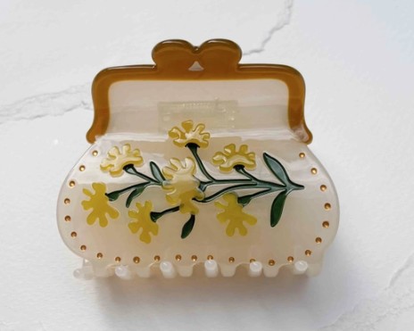 Coin Purse Hair Claw Cream