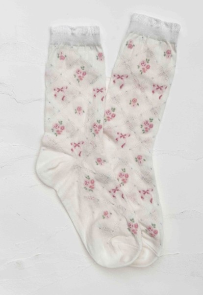 Floral Ribbon Cream