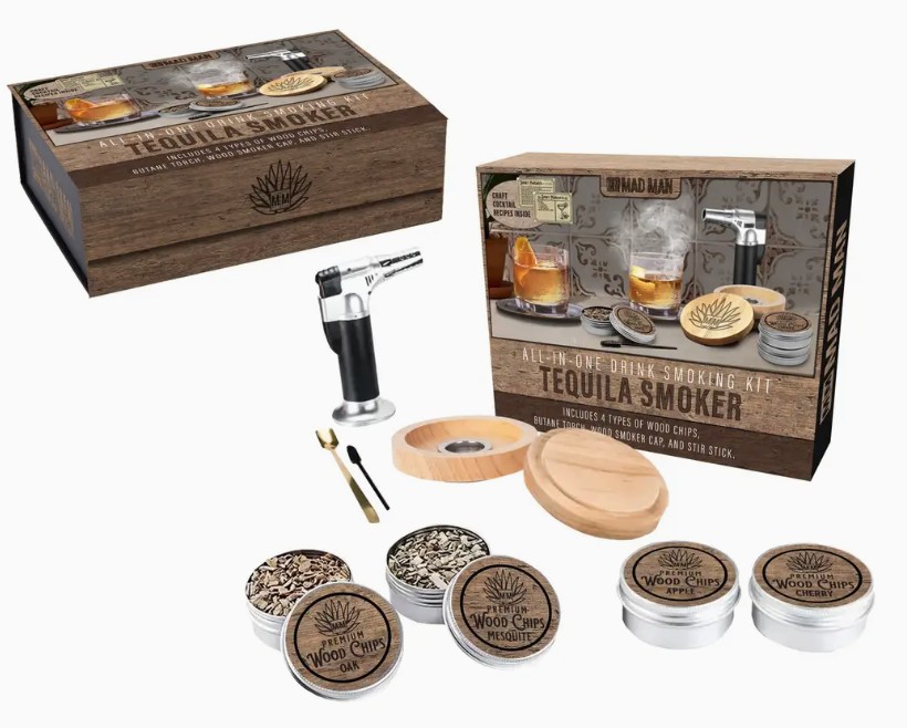 4-Wood Cocktail Smoking Kit