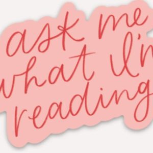 Ask me what I'm reading