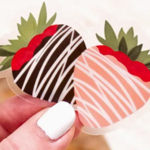 Chocolate Strawberries Sticker