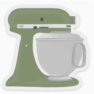 Clear Green Kitchen Mixer