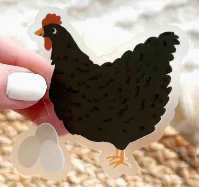 Hen Sticker