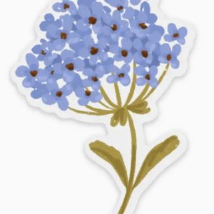 Periwinkle Hydrangea Sticker
