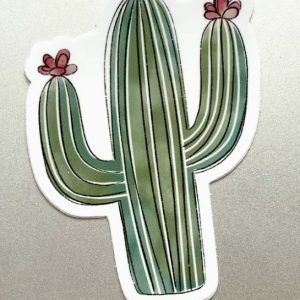 Watercolor Cactus Sticker
