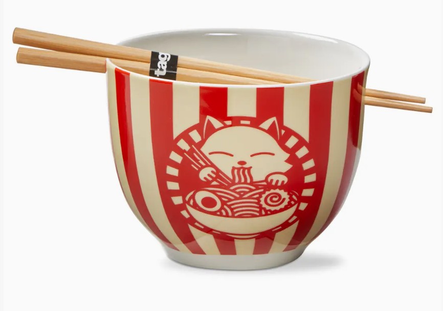 Tasty Ramen Cat Noodle Bowl