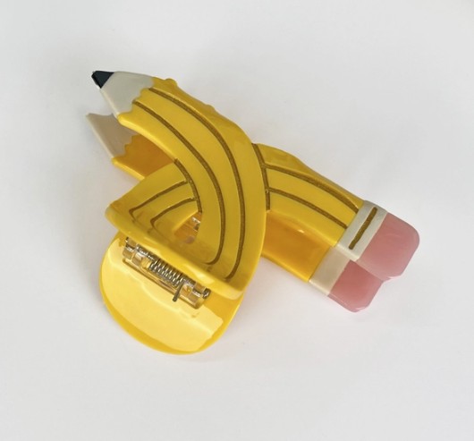 Acetate Pencil Hair Claw Clip