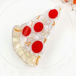 Pizza Hair Claw Clip