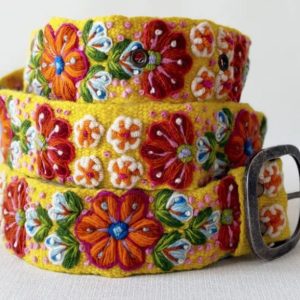 Golden Delicious Wool Belt-L