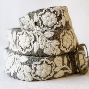 Two-Tone Wool Belt M