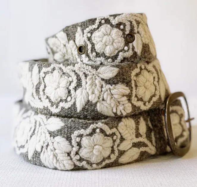 Two-Tone Wool Belt M