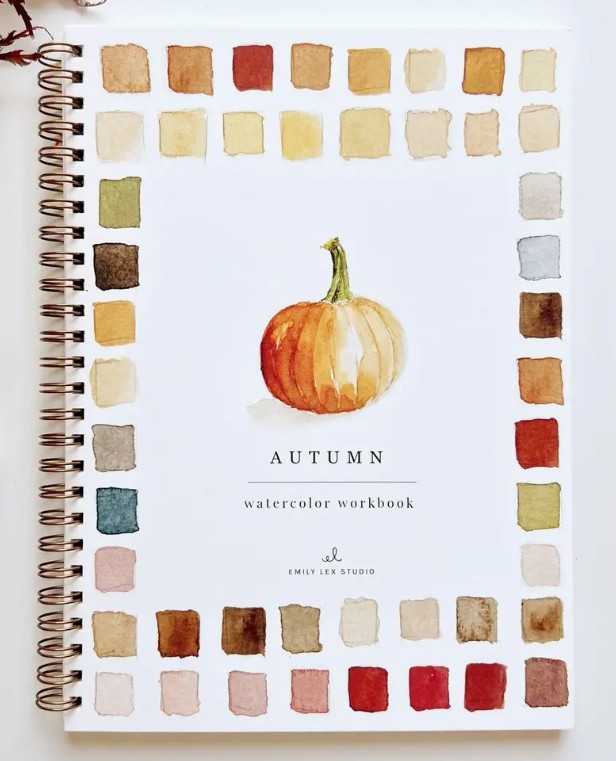 Autumn Watercolor Workbook