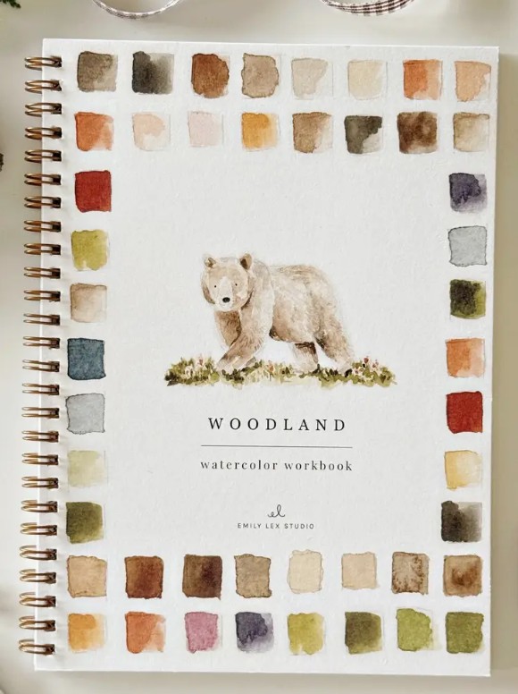 Woodland Watercolor Workbook