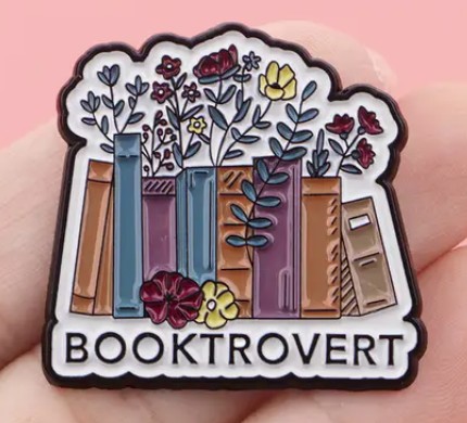 Booktrovert Lapel Pin