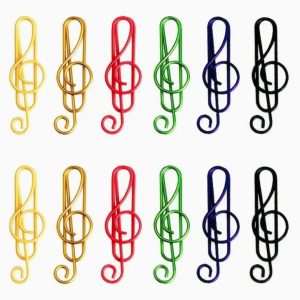 Musical Notes Paper Clips
